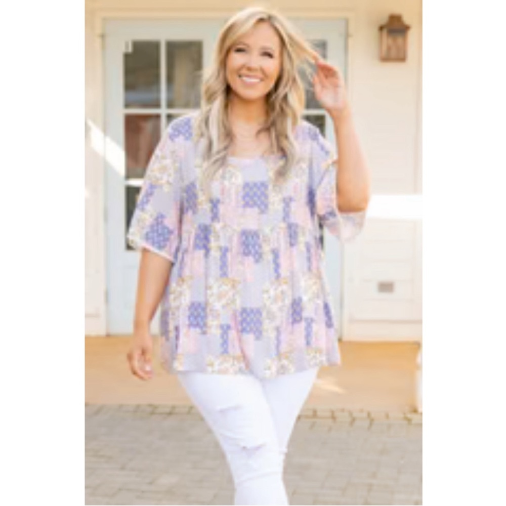 Chic Soul Patchwork Spring Top